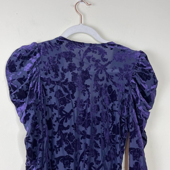 Free People Purple Deep Sea Combo Magic Hour Bodysuit NWT Size Small - Picture 5 of 9